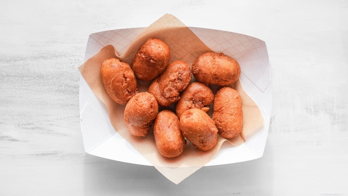 Mini Corn Dogs.