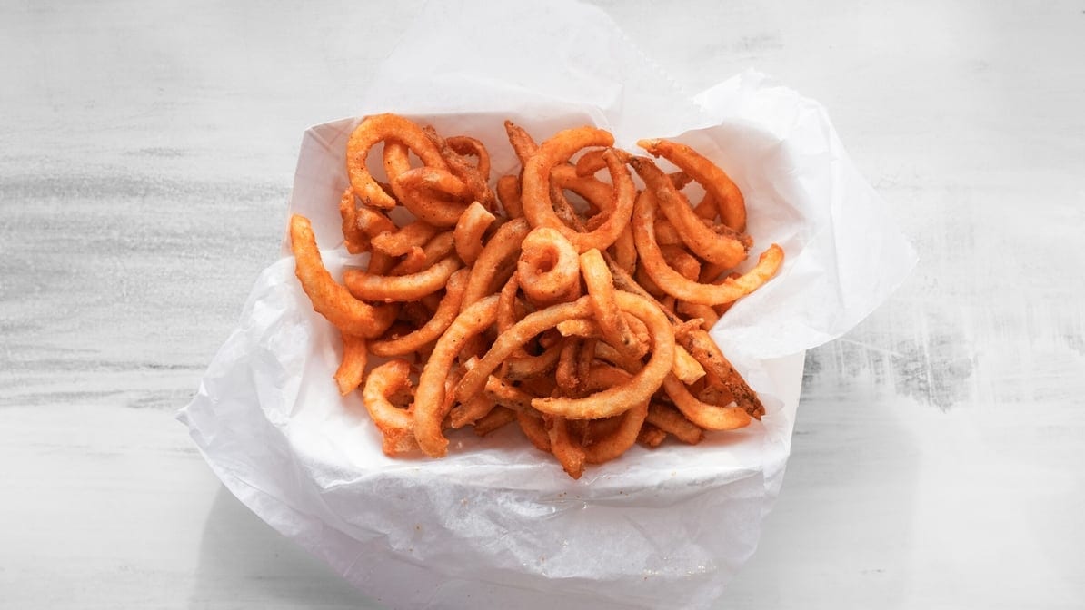 Seasoned Curly Fries.