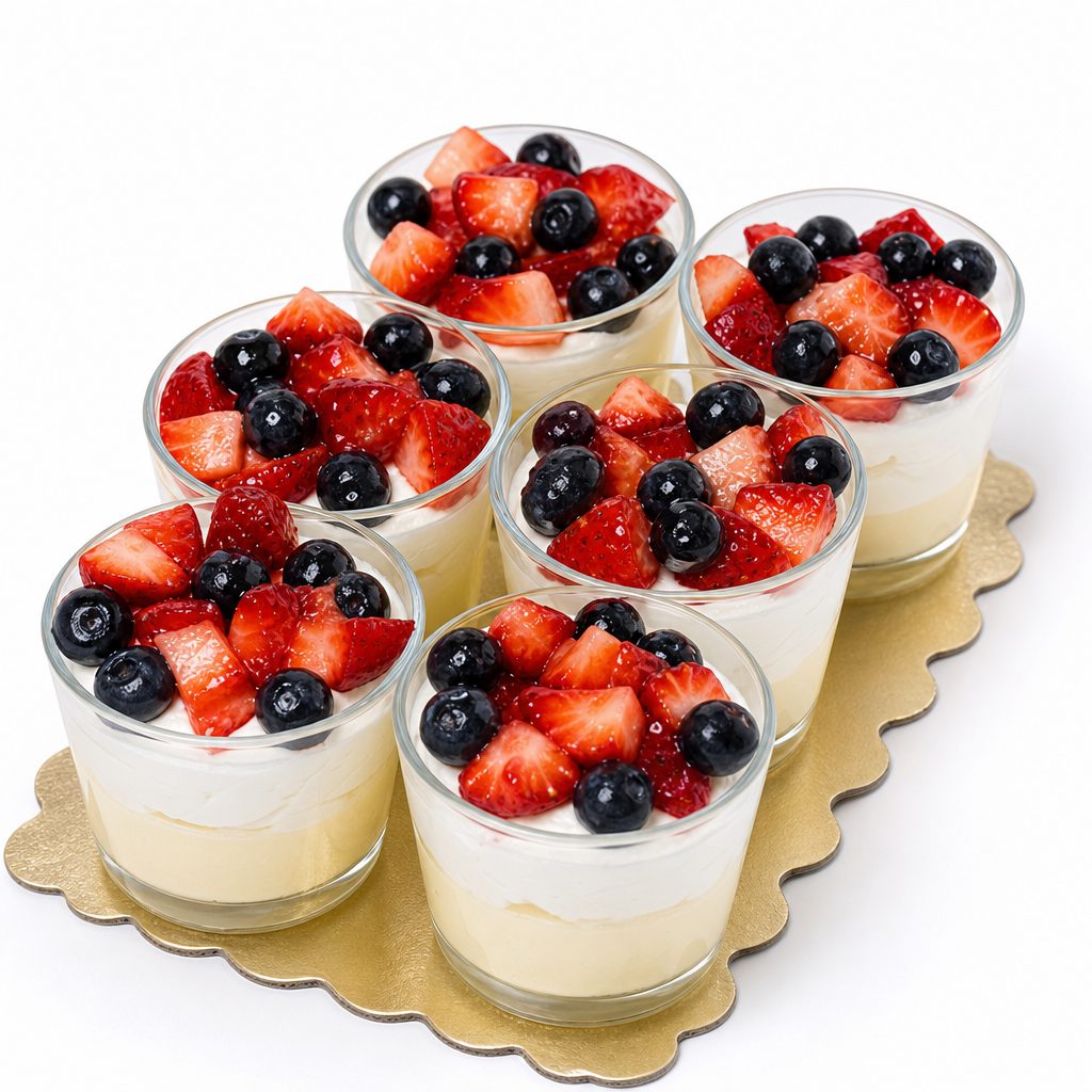 Fresh Fruit Cheese Cake.