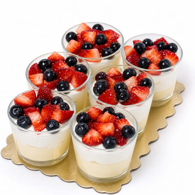 Fresh Fruit Cheese Cake.