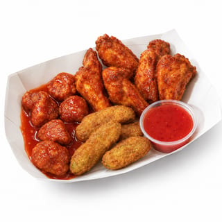 8 Veggie Wing Combo