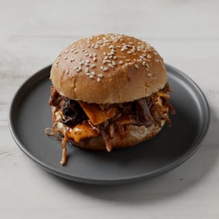 PULLEDPORK CHEESE BURGER Sandwich (Copy)