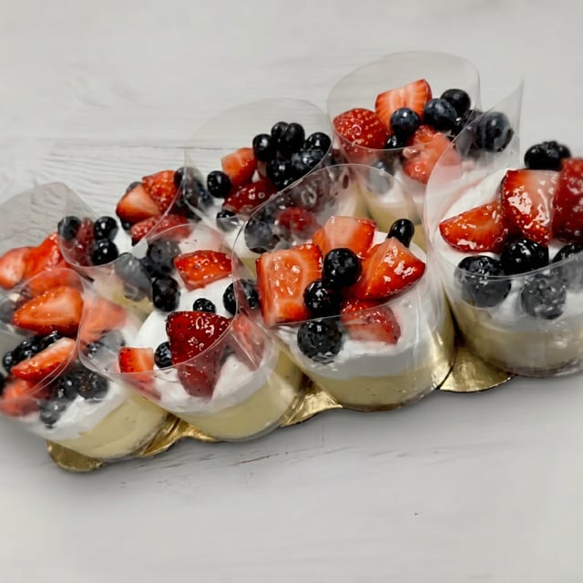 Fresh Fruit Cheese Cake.
