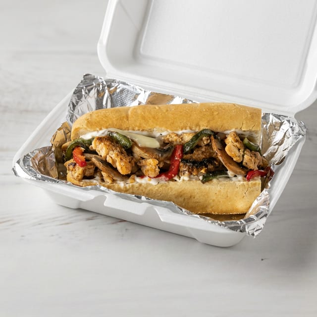 Grill Chicken Philly Cheesesteak.