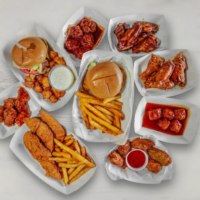 8 Veggie Wing Combo.